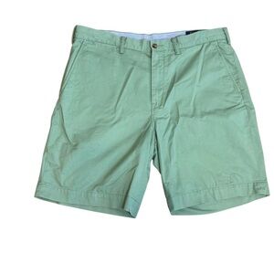 Polo Ralph Lauren Men's Stretch Classic Fit 9” Shorts Celedon Green Sz 36 Preppy